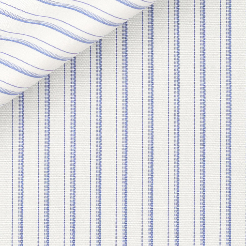 Poplin Stripes Blue