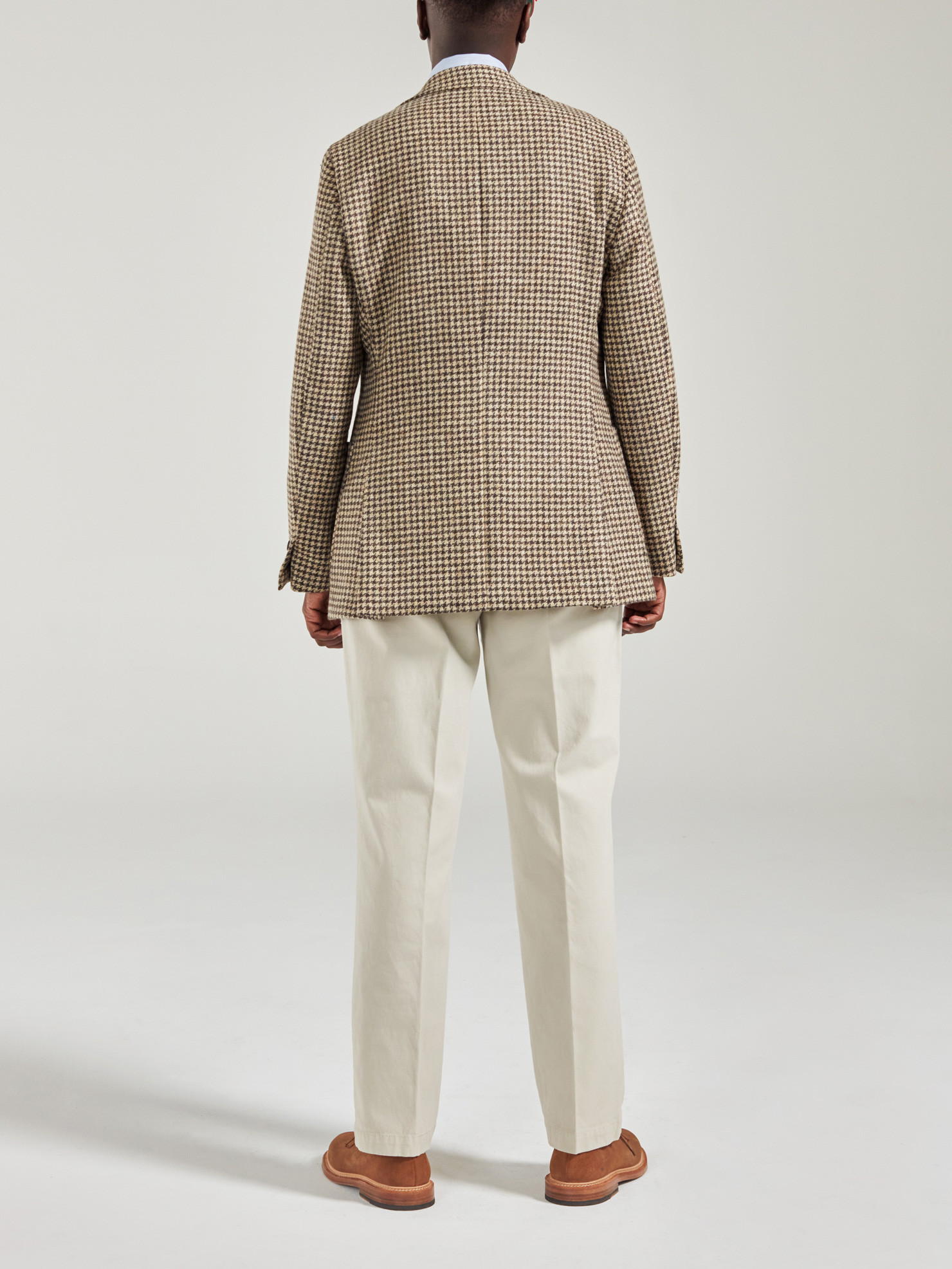 Brown Houndstooth Jacket VEMOBRITDG6306/A01AH23 | Swann