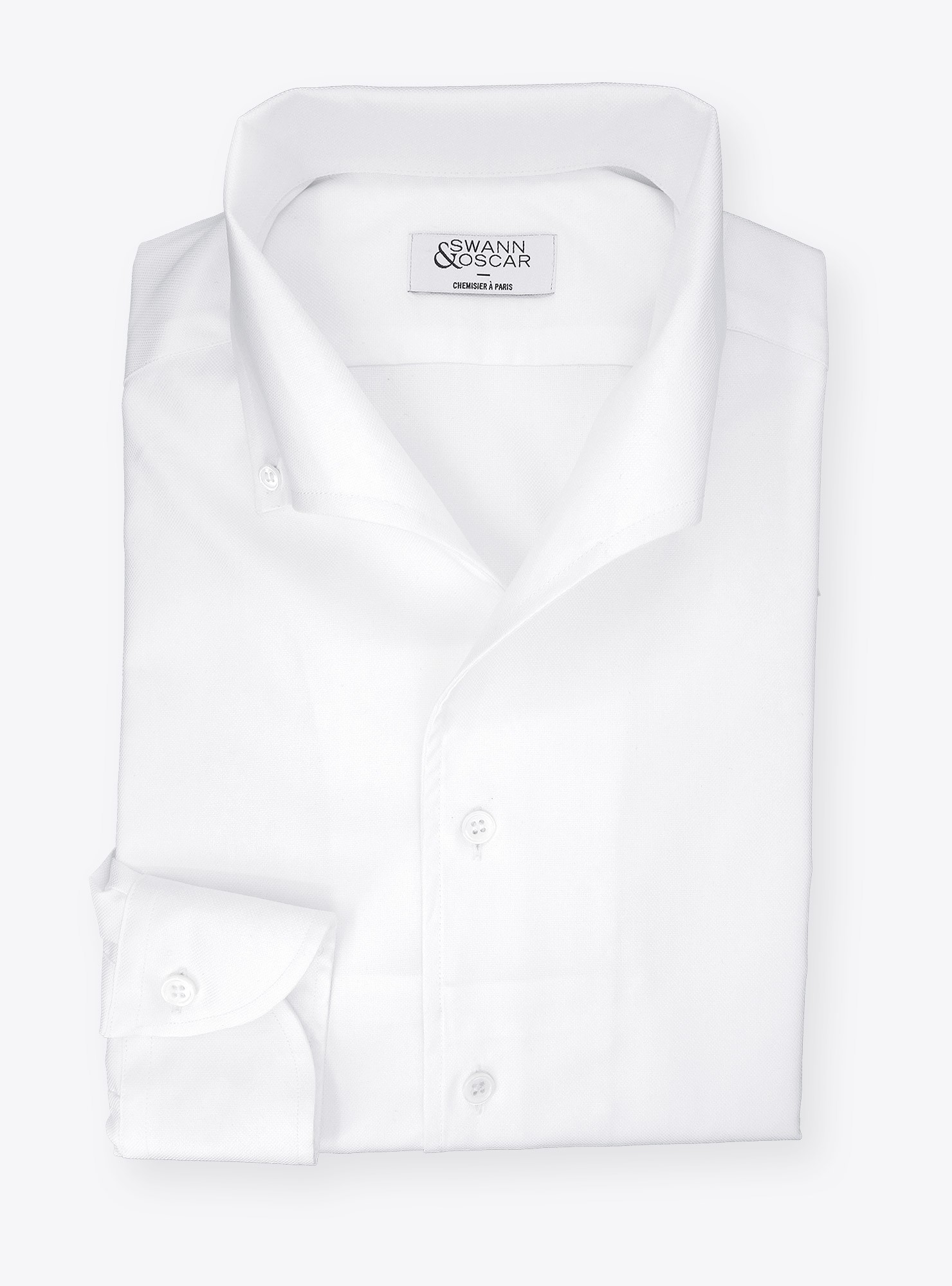 Chemise blanche hot sale oxford homme