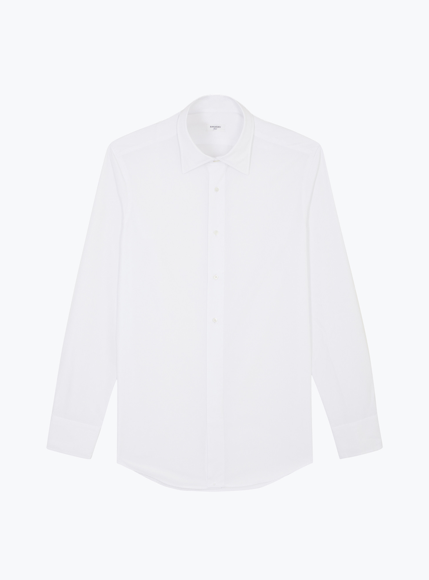 Shirt Poplin Plain White