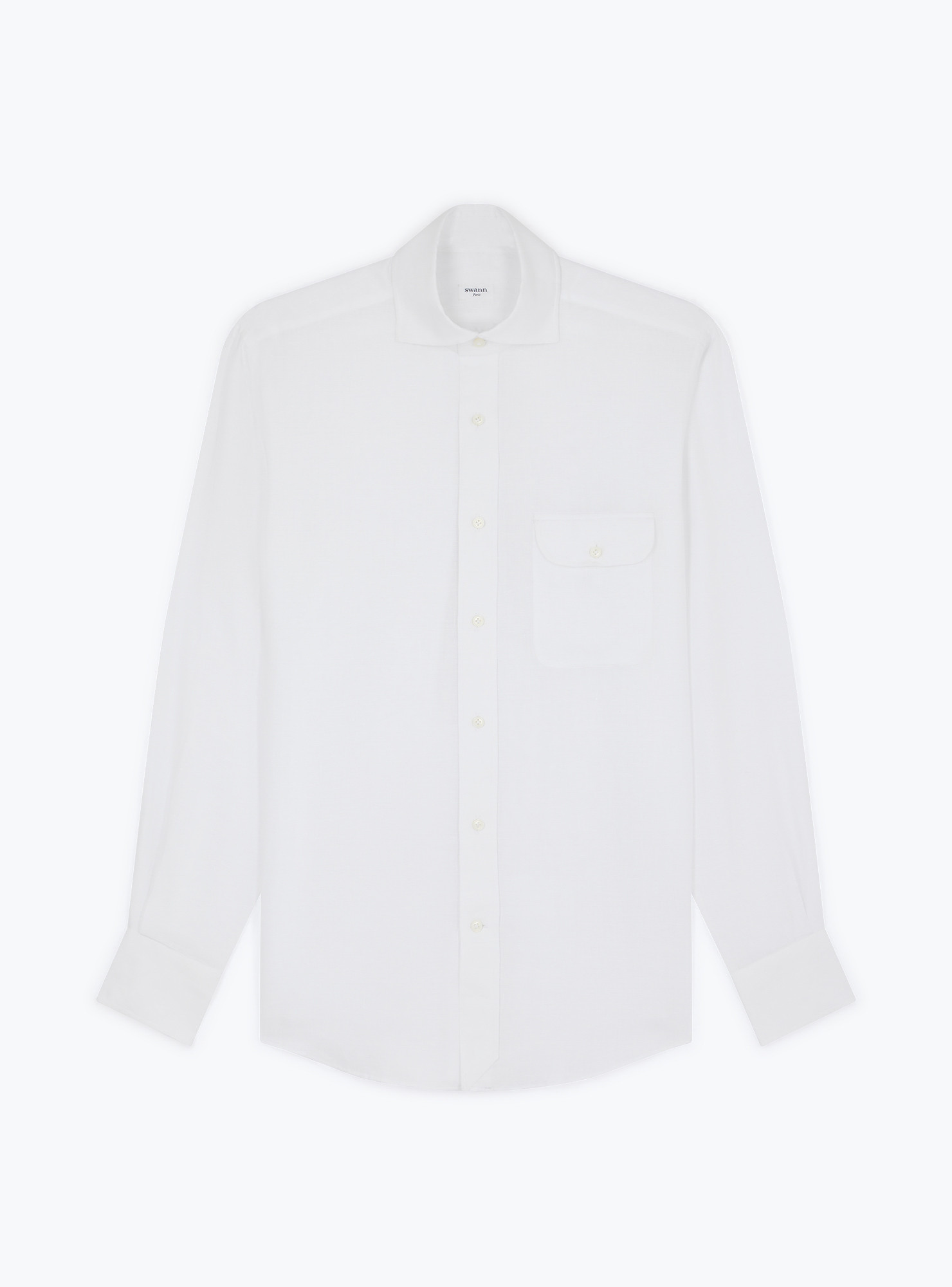 Shirt Linen Plain White