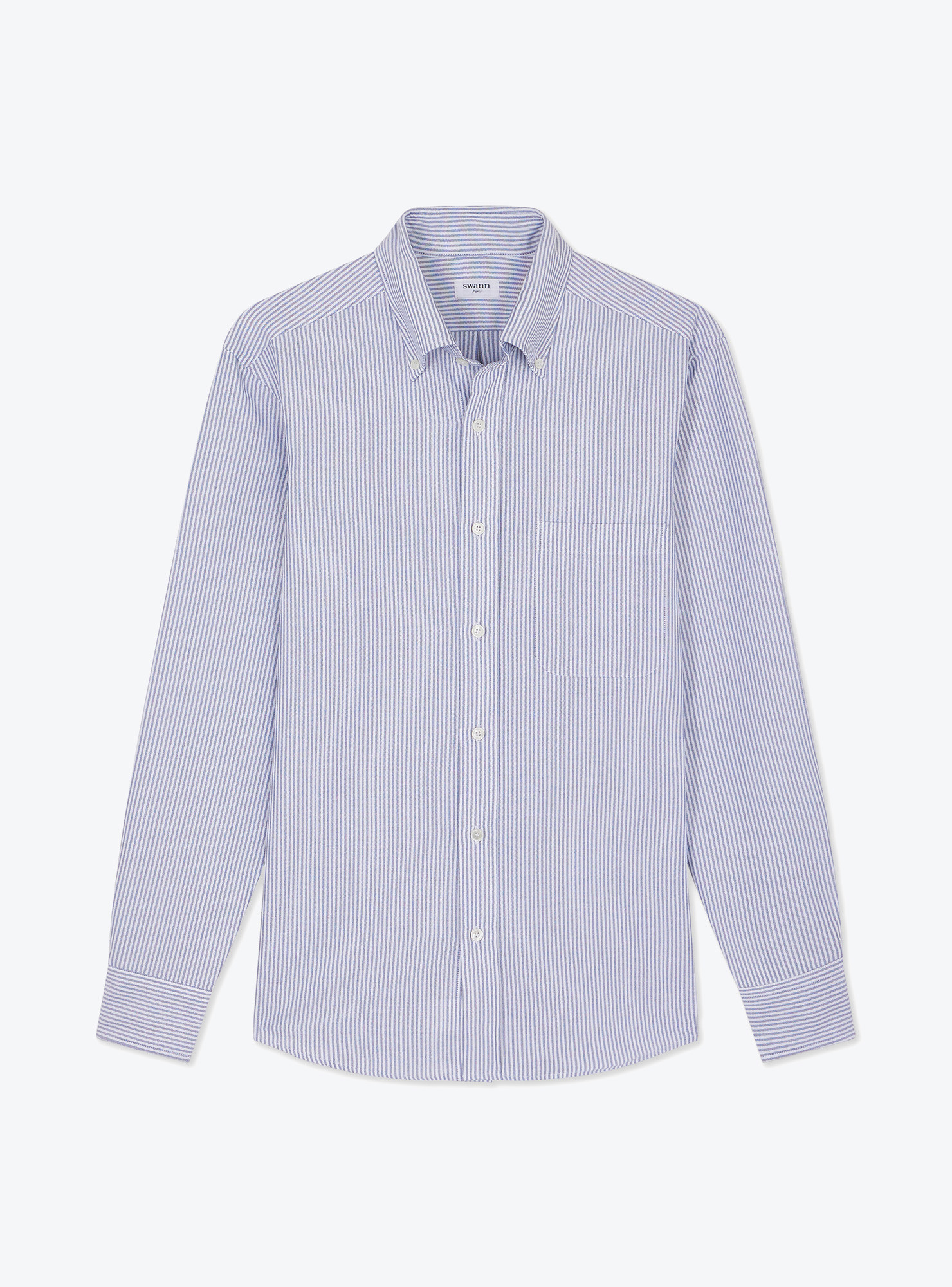 Stripes Blue Oxford Shirt