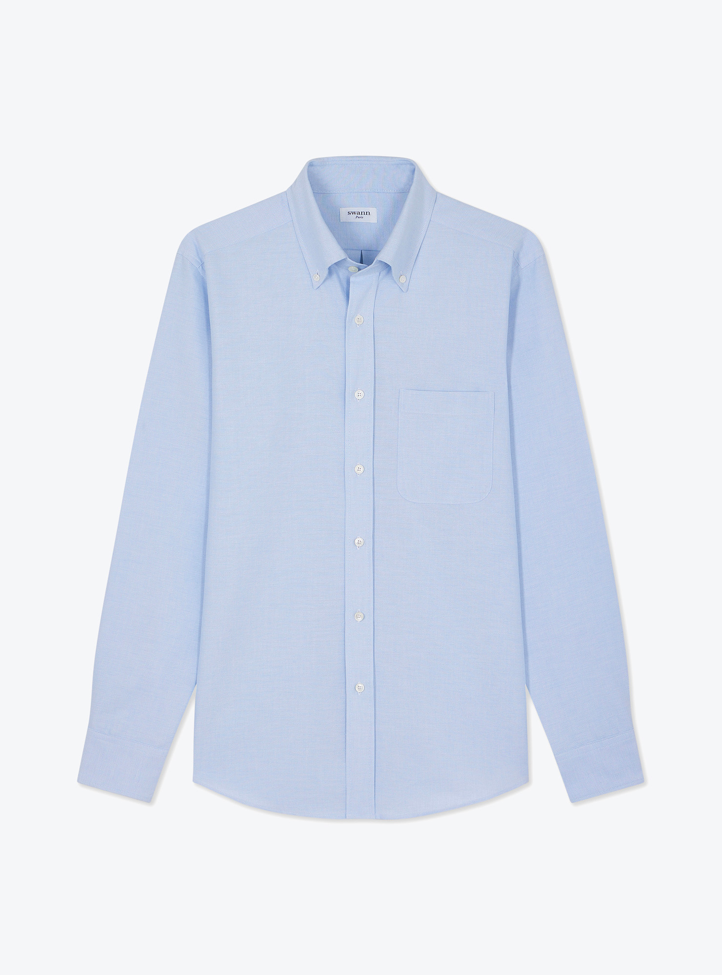 Plain Blue Oxford Shirt