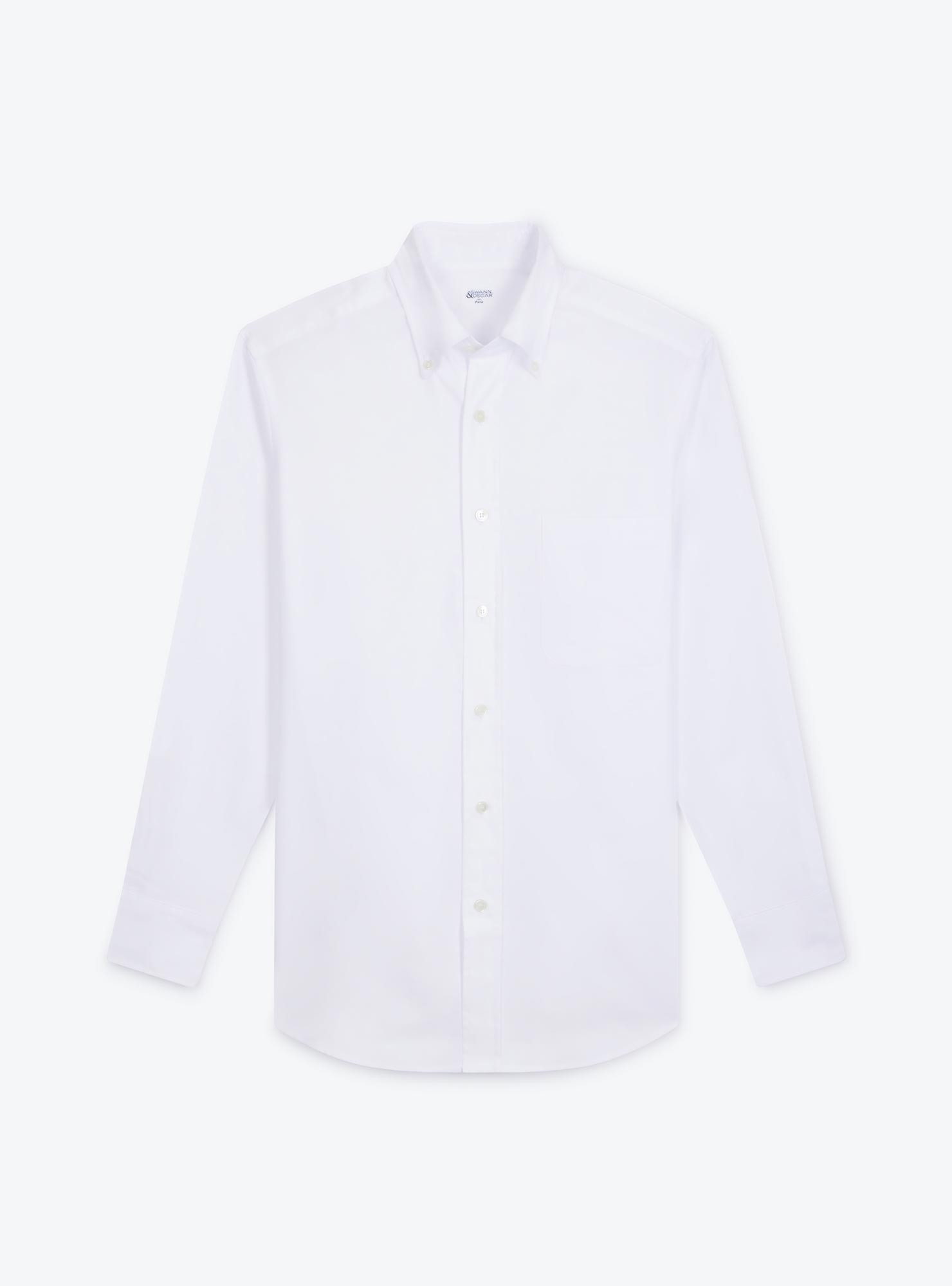 Plain White Oxford Shirt