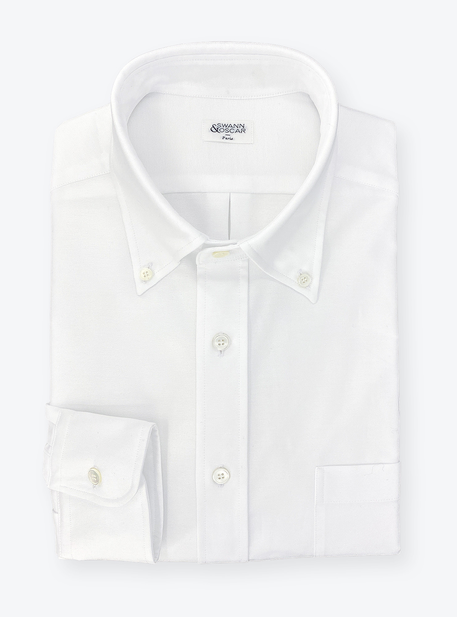 White ocbd shirt