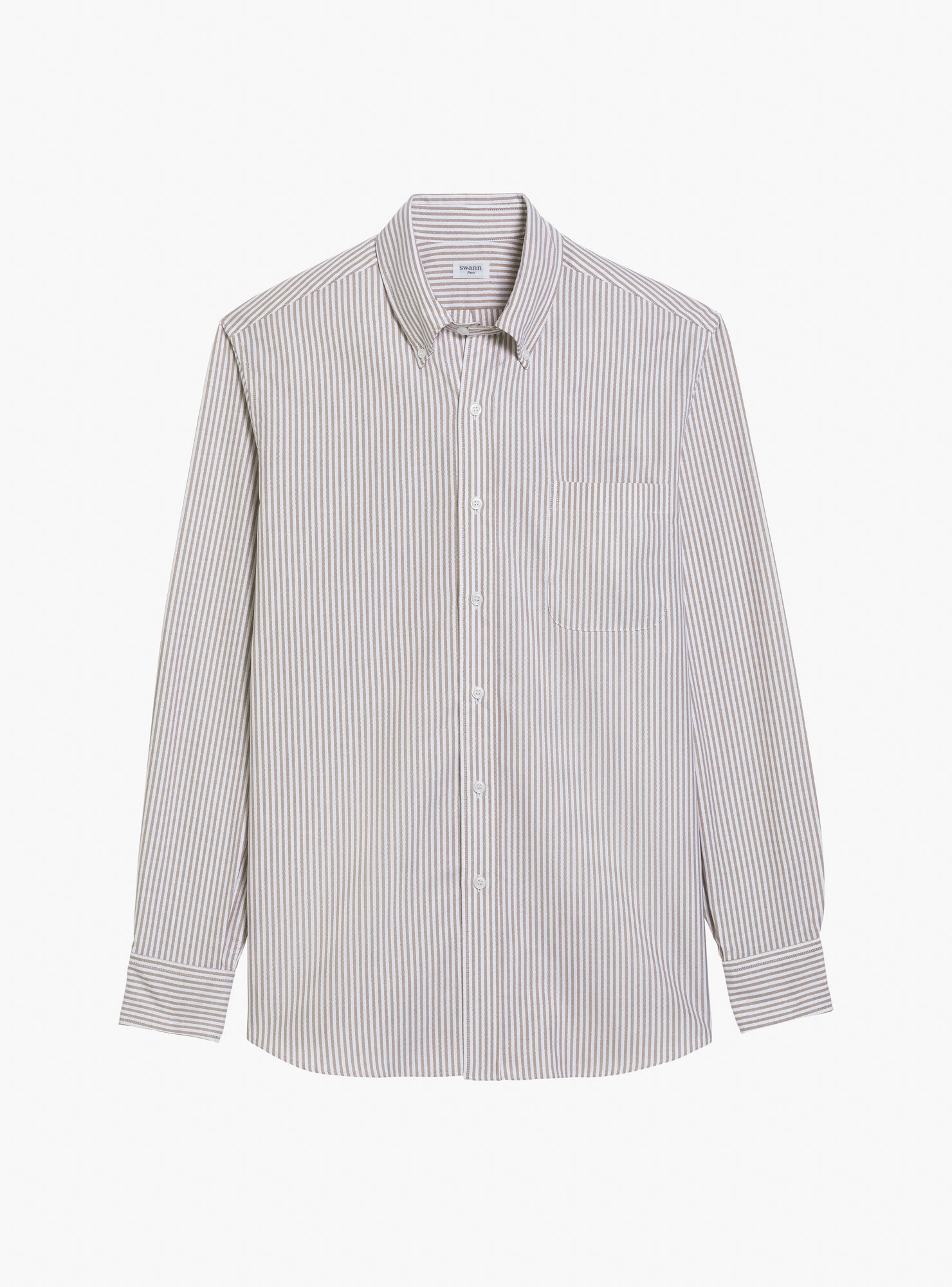 Shirt Oxford Stripes Brown