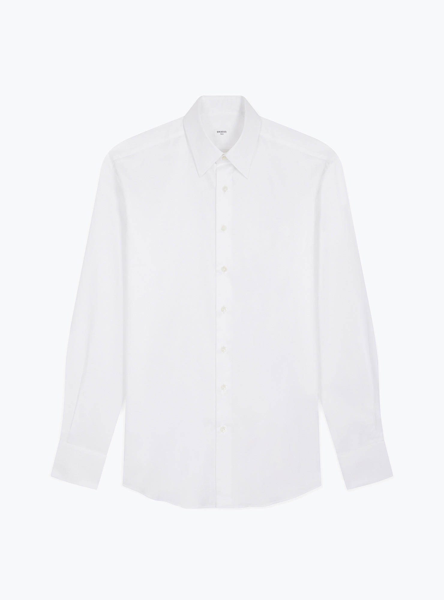 Shirt Poplin Plain White