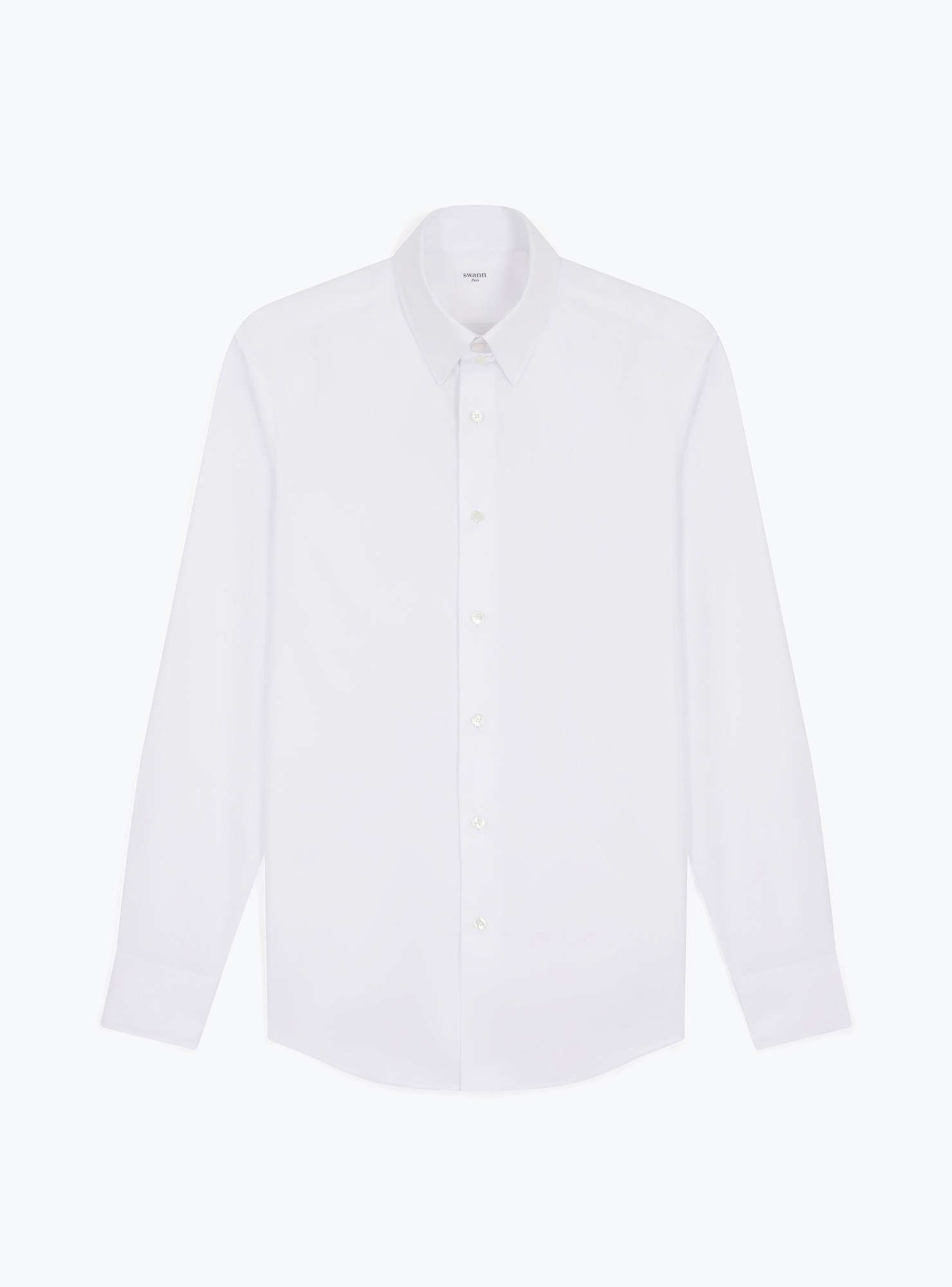 Shirt Poplin Plain White