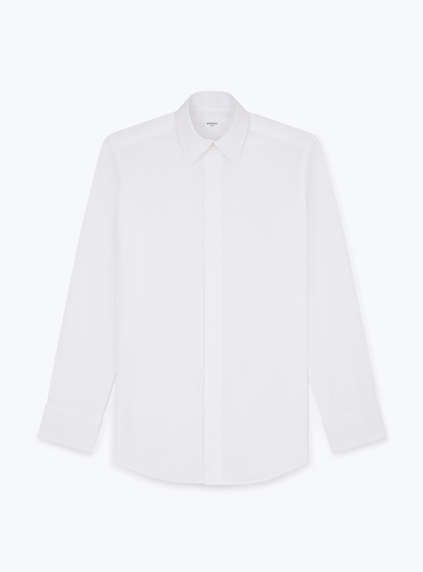 Shirt Poplin Plain White