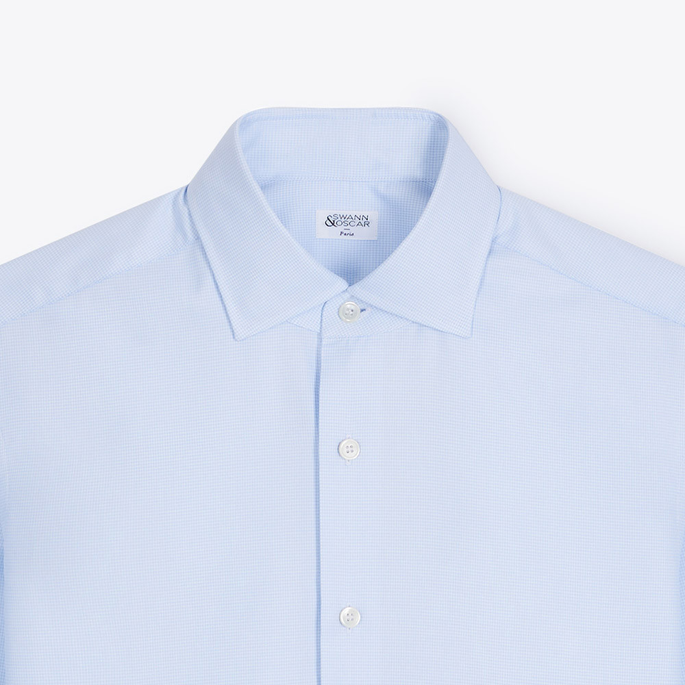 Plain Blue Twill Shirt CH127366 | Swann Plain Blue Twill Shirt CH127366 | Swann