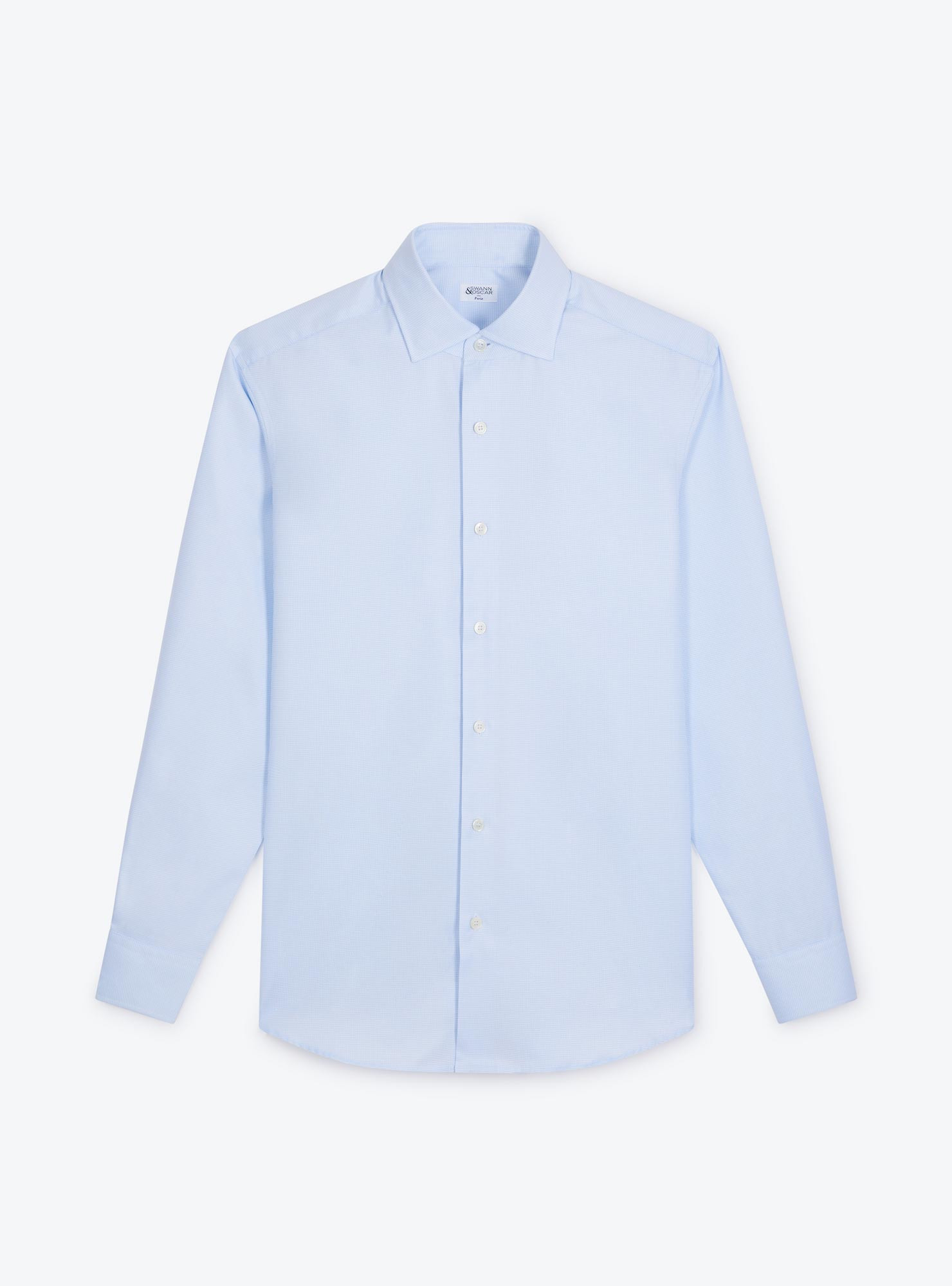 Plain Blue Twill Shirt CH127366 | Swann