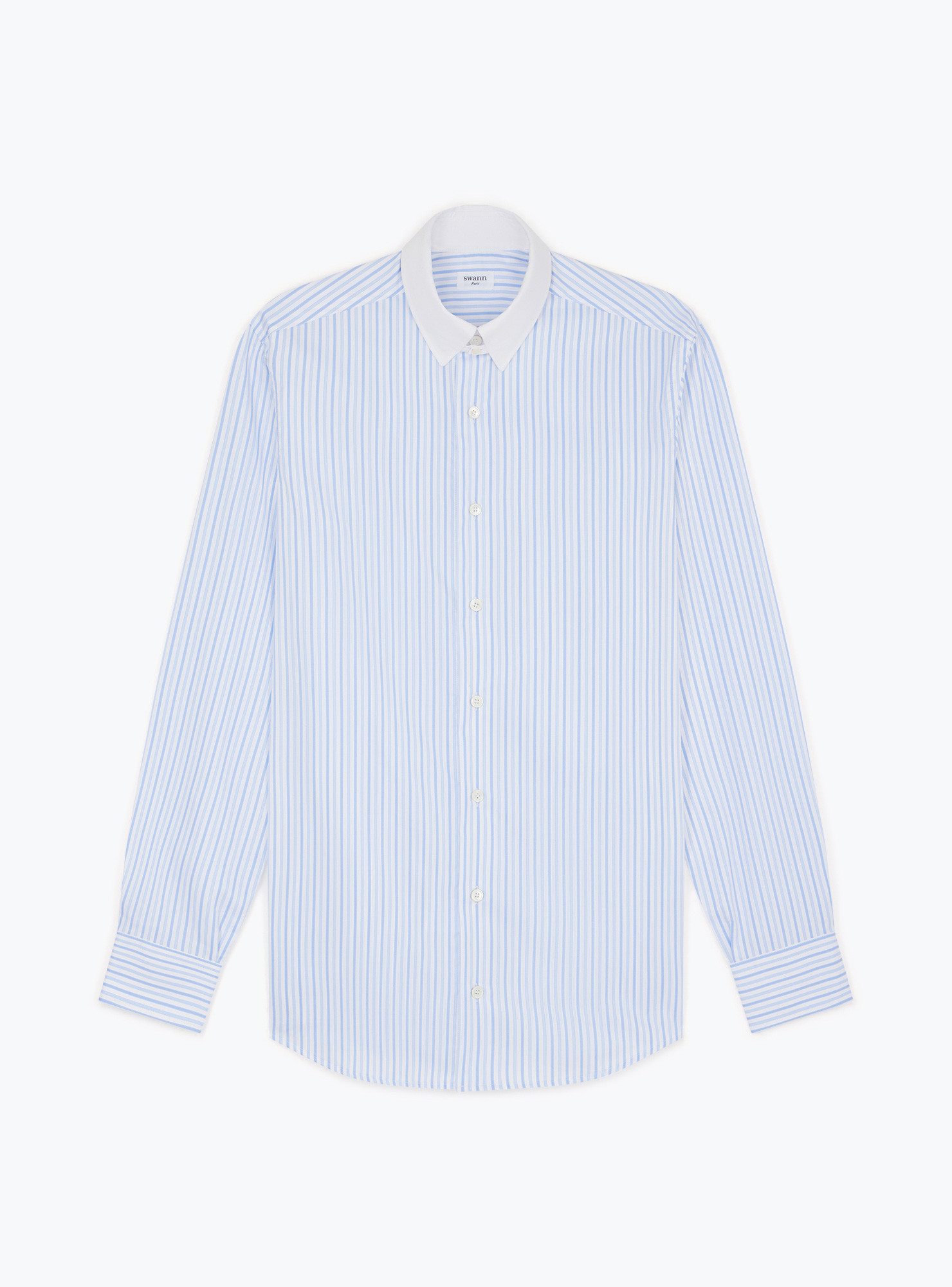 Shirt Twill Check Pattern Blue