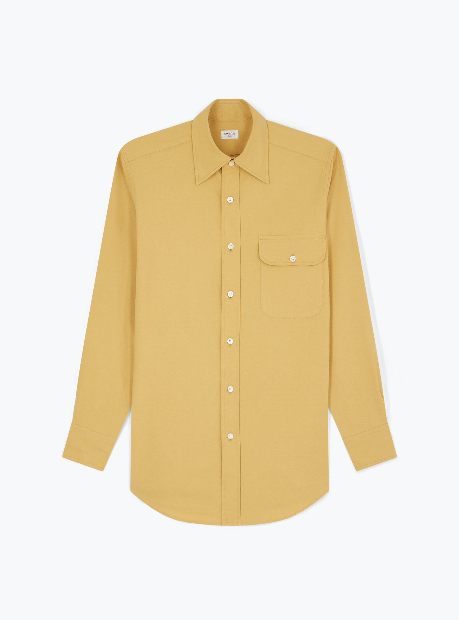 Shirt Twill Plain Beige