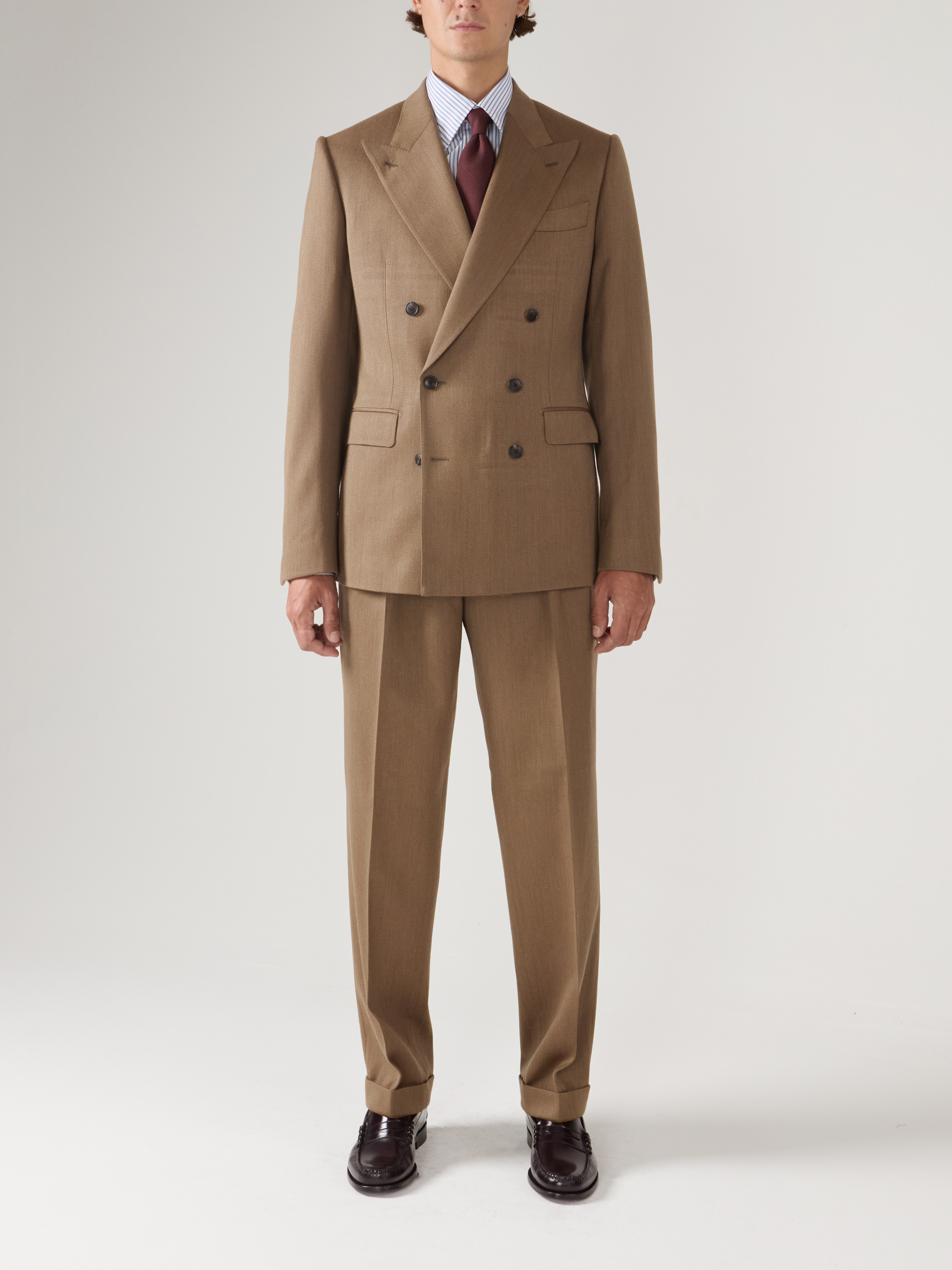 2024新発 Beige Whipcord Swann | CODDINV045AH24 Suit パンツ