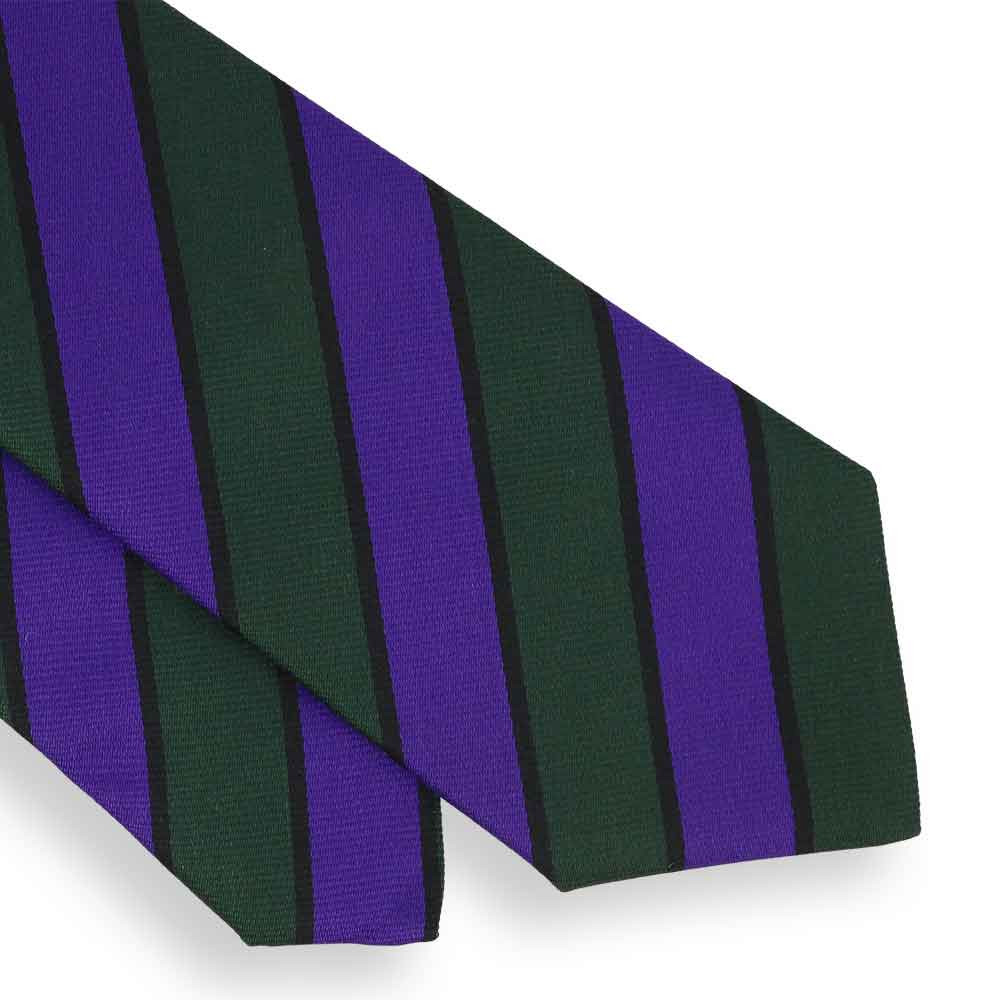 Green and Purple Club Tie