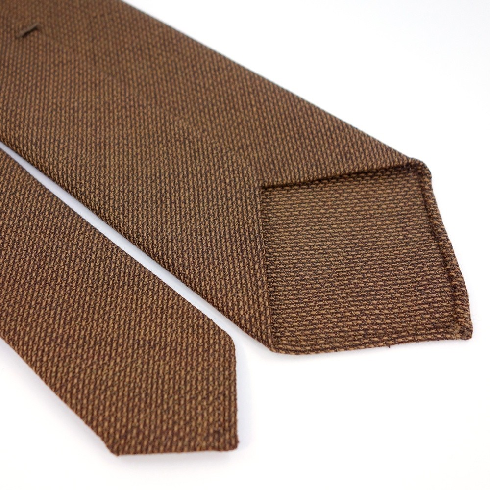 Brown Wool Tie