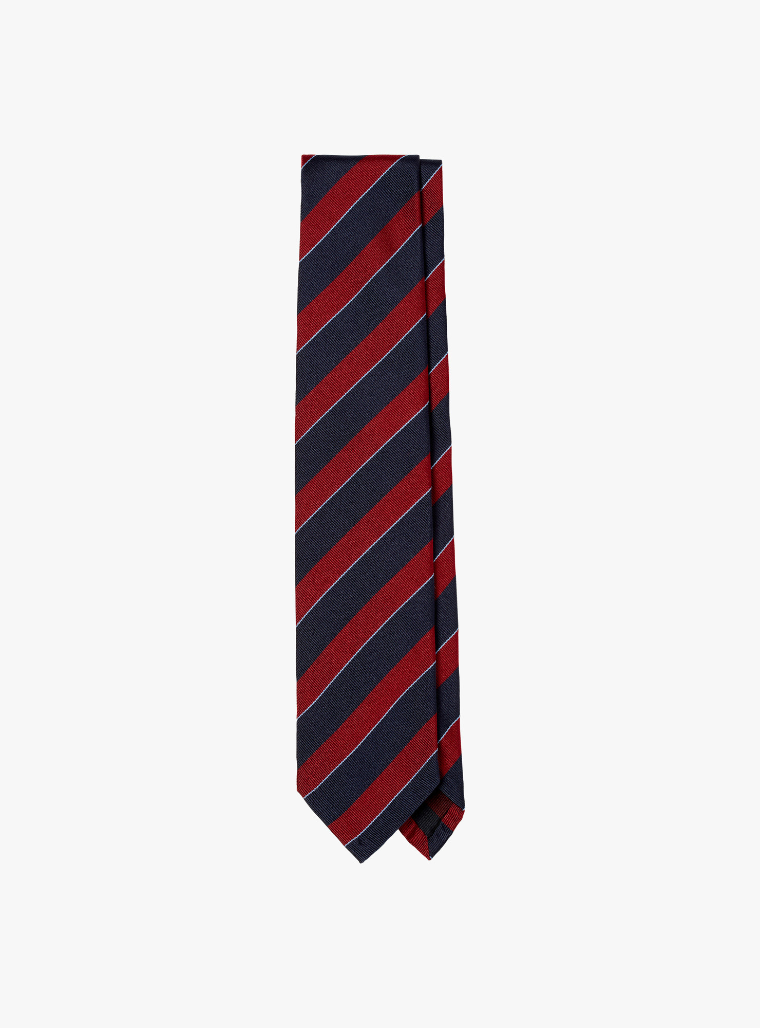 Purple and Navy Regimental Tie