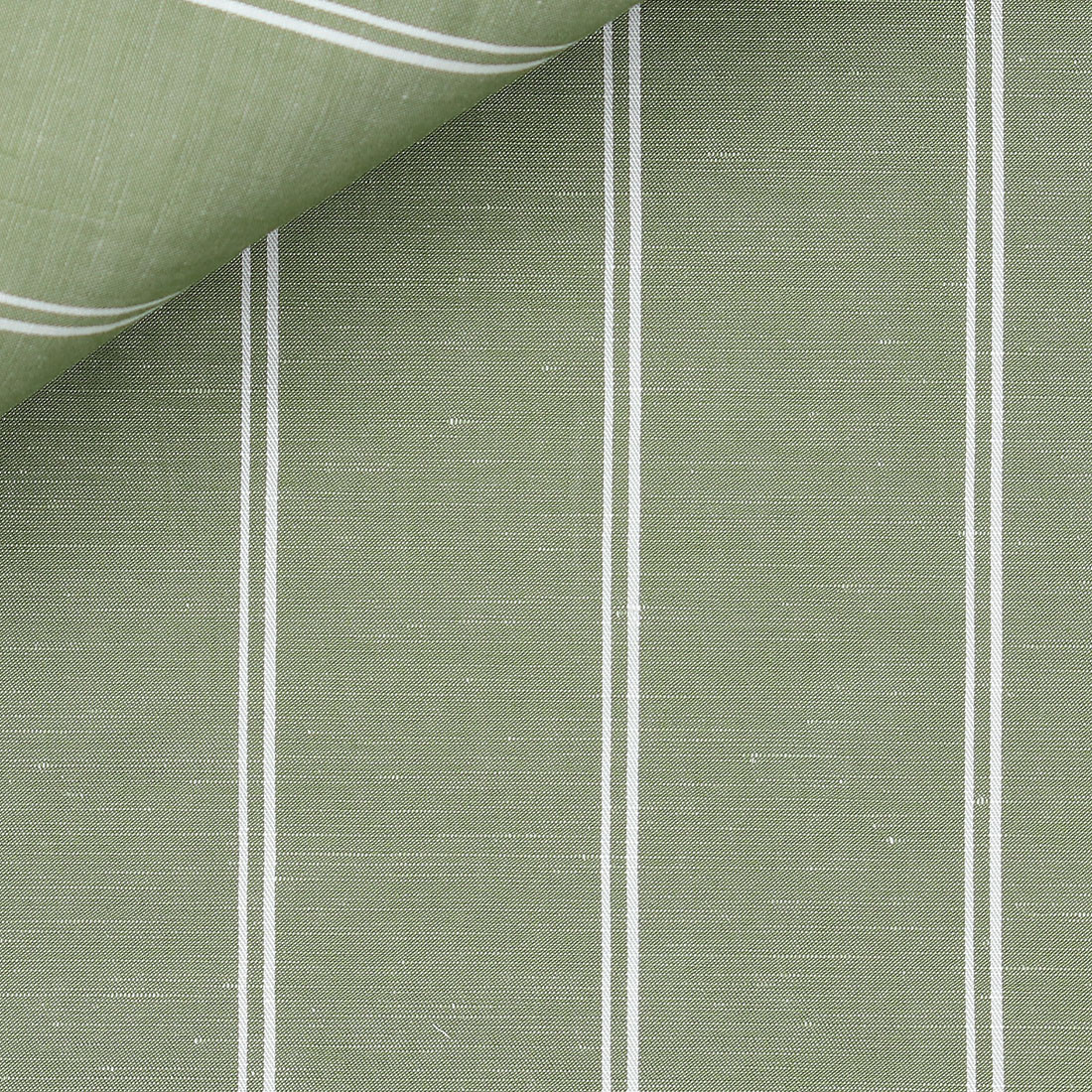 Linen Stripes Green