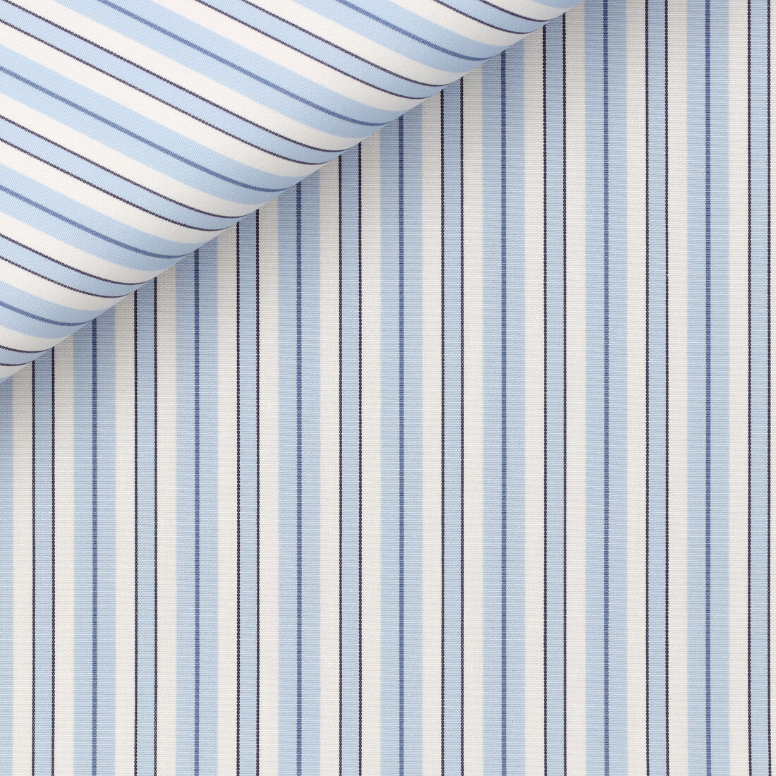 Poplin Stripes Blue