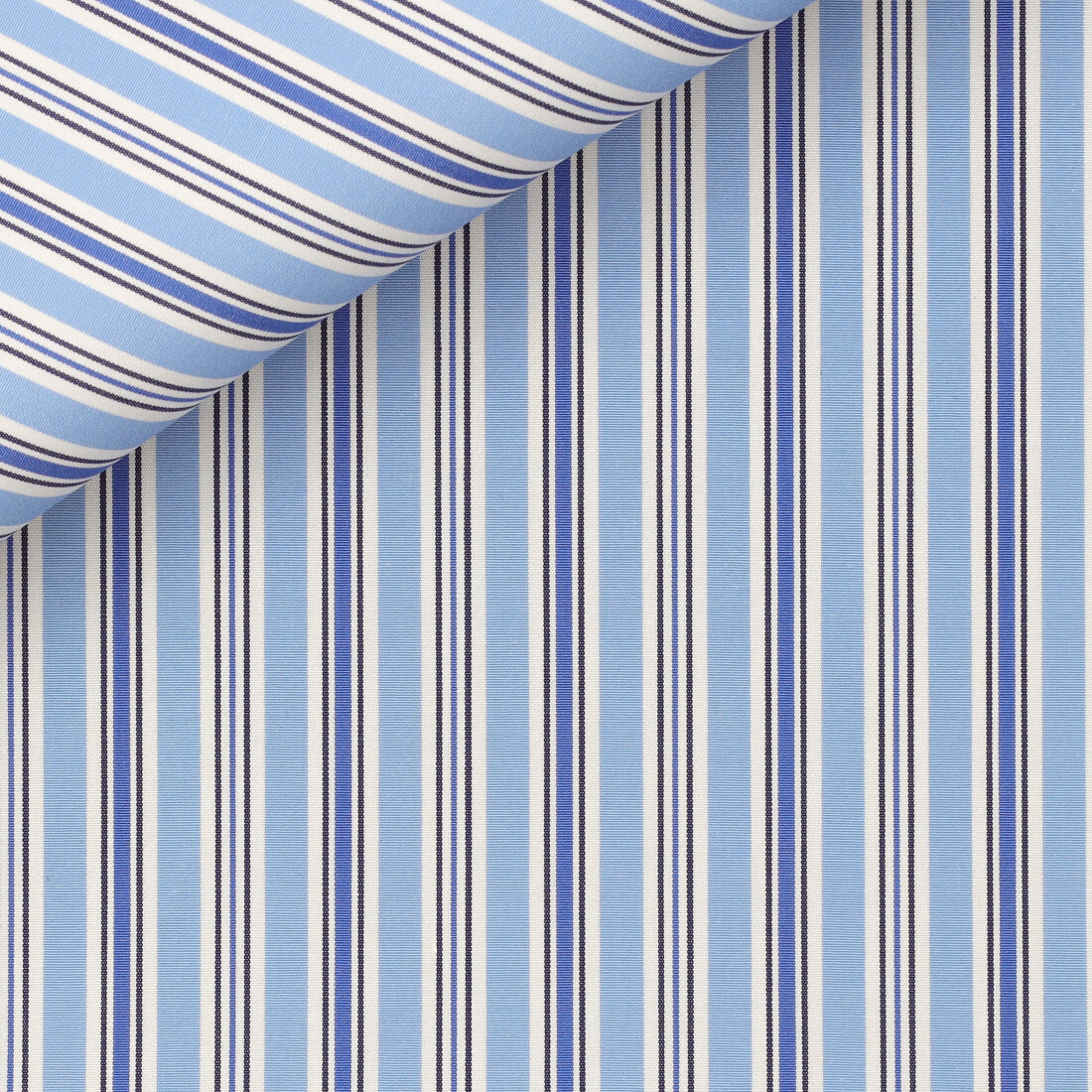 Poplin Stripes Blue