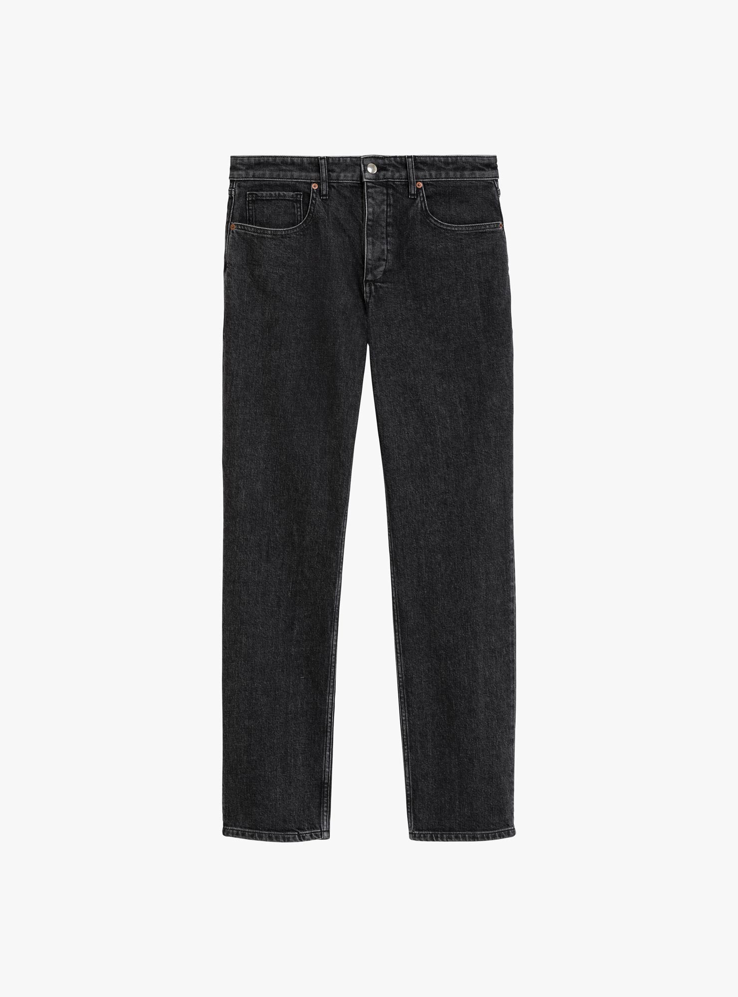 Medium Wash Black Selvedge Jeans