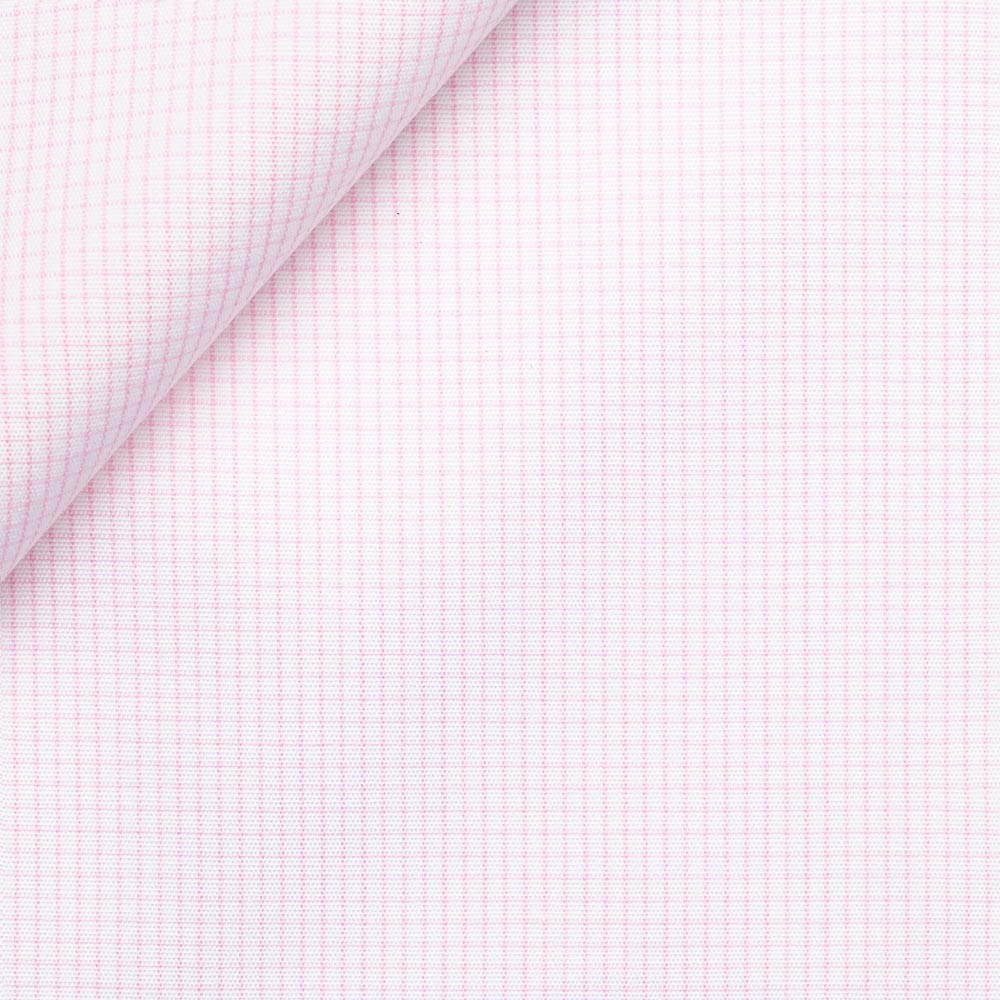 Pink Check Poplin