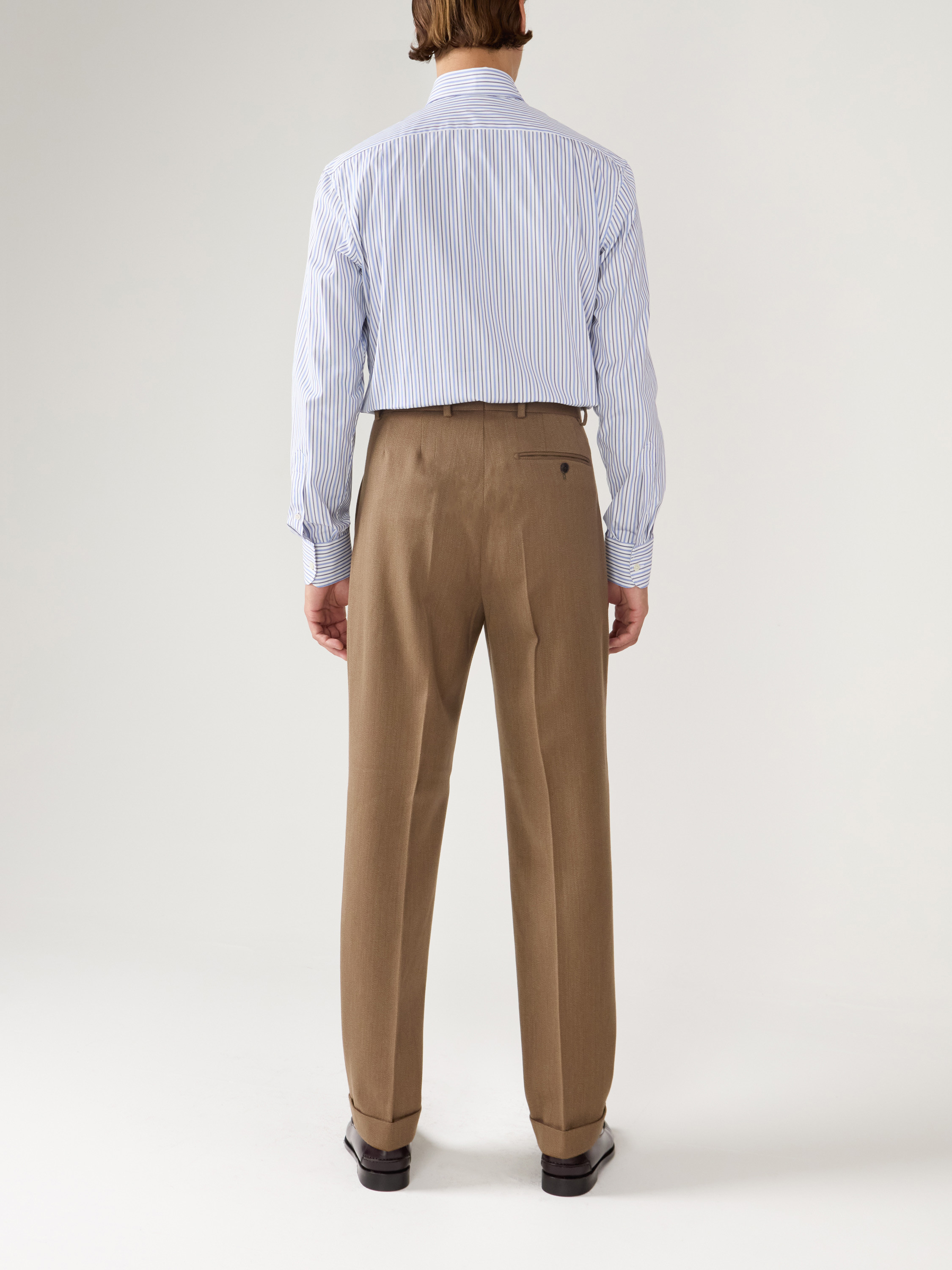 SC TWILL C/W BAKER PANTS BEIGE 【1】 Twill Trousers Khaki Beige | The Webster