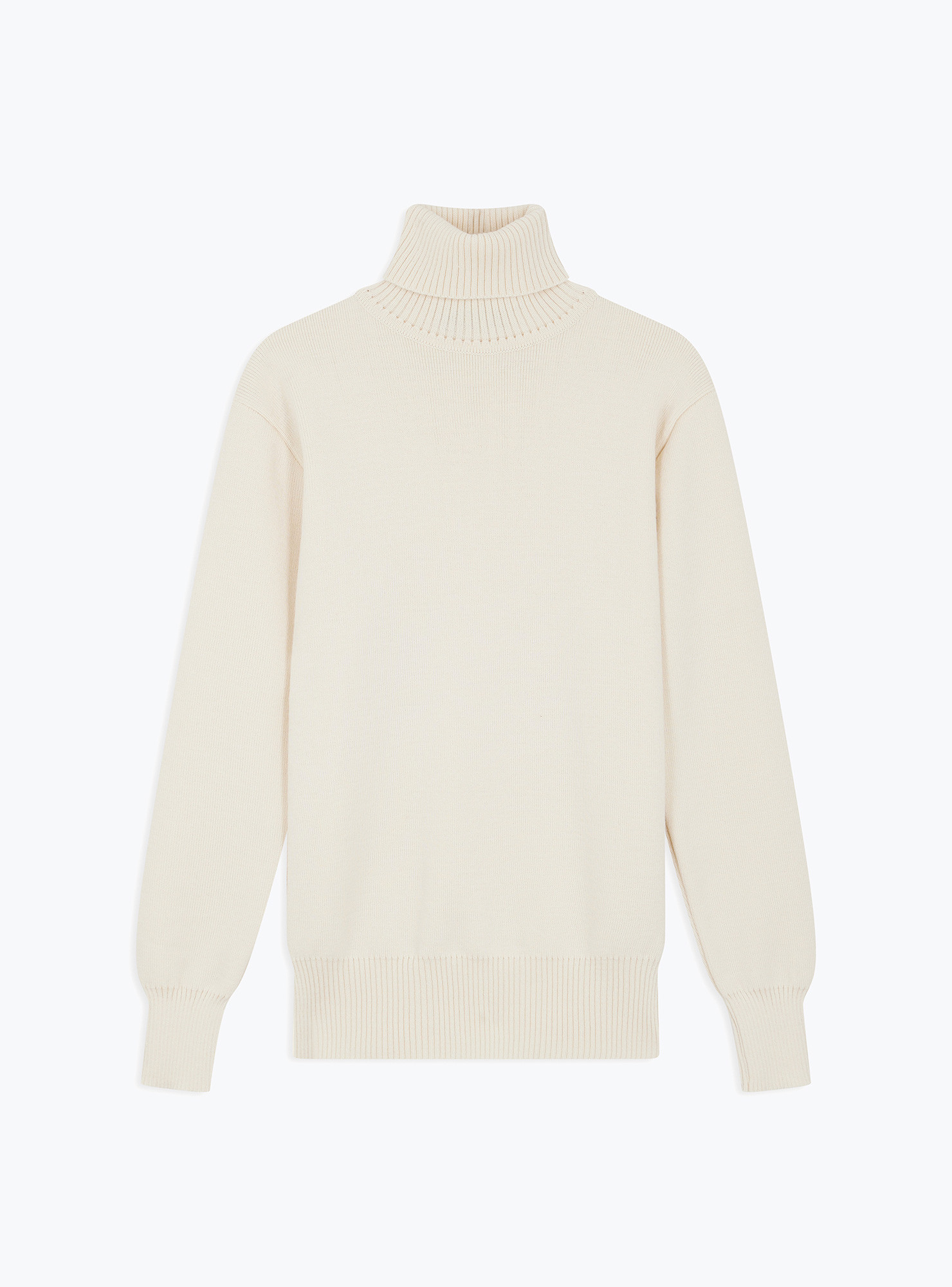 Off-White Roll Neck Pullover