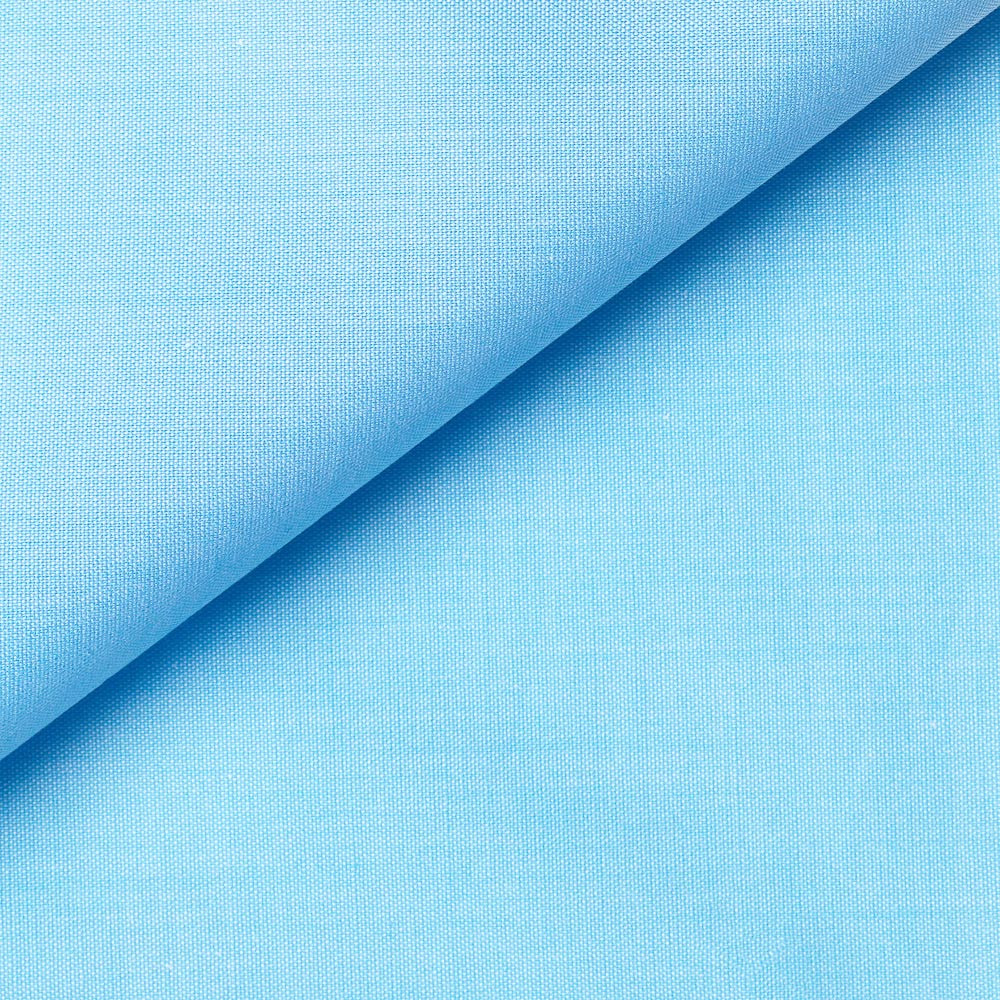 Plain Blue Poplin