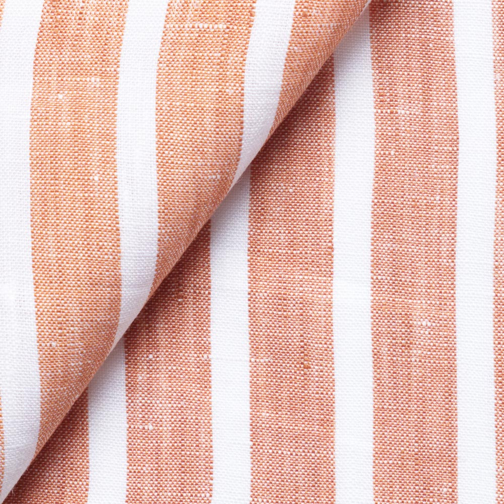 Brown Stripes Linen
