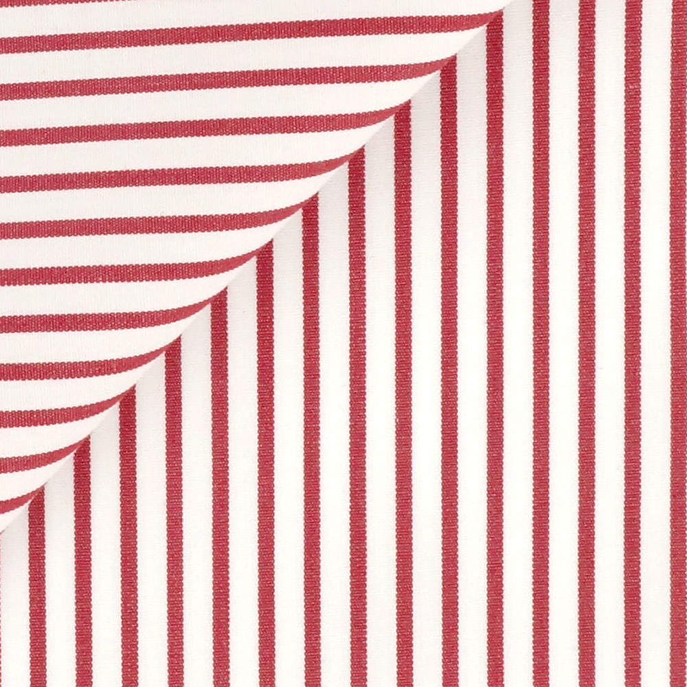 Poplin Stripes Red