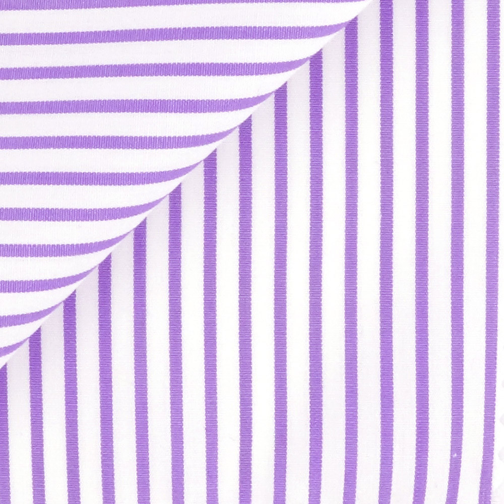Poplin Stripes Purple