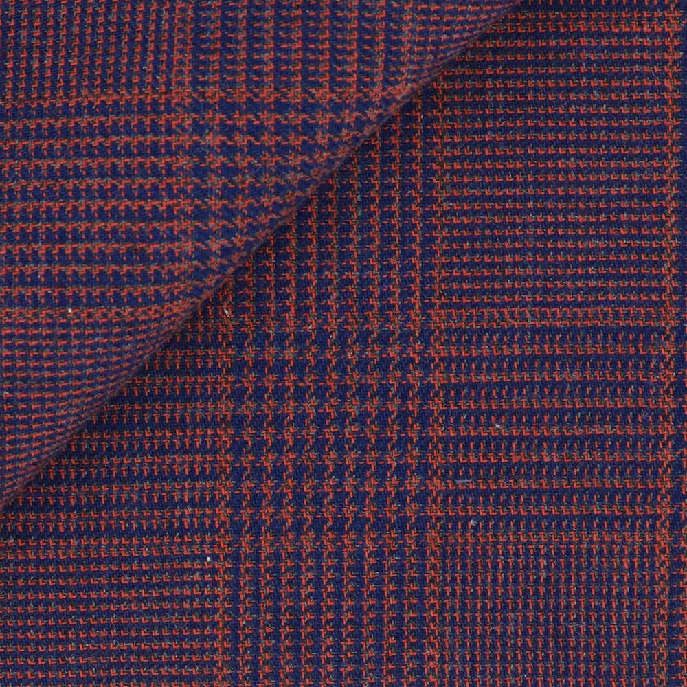 Flannel Check Pattern Red Blue