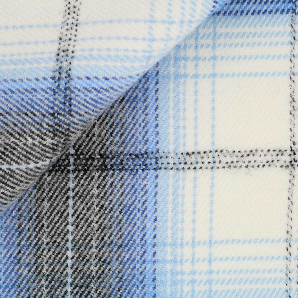 Twill Check Pattern Blue