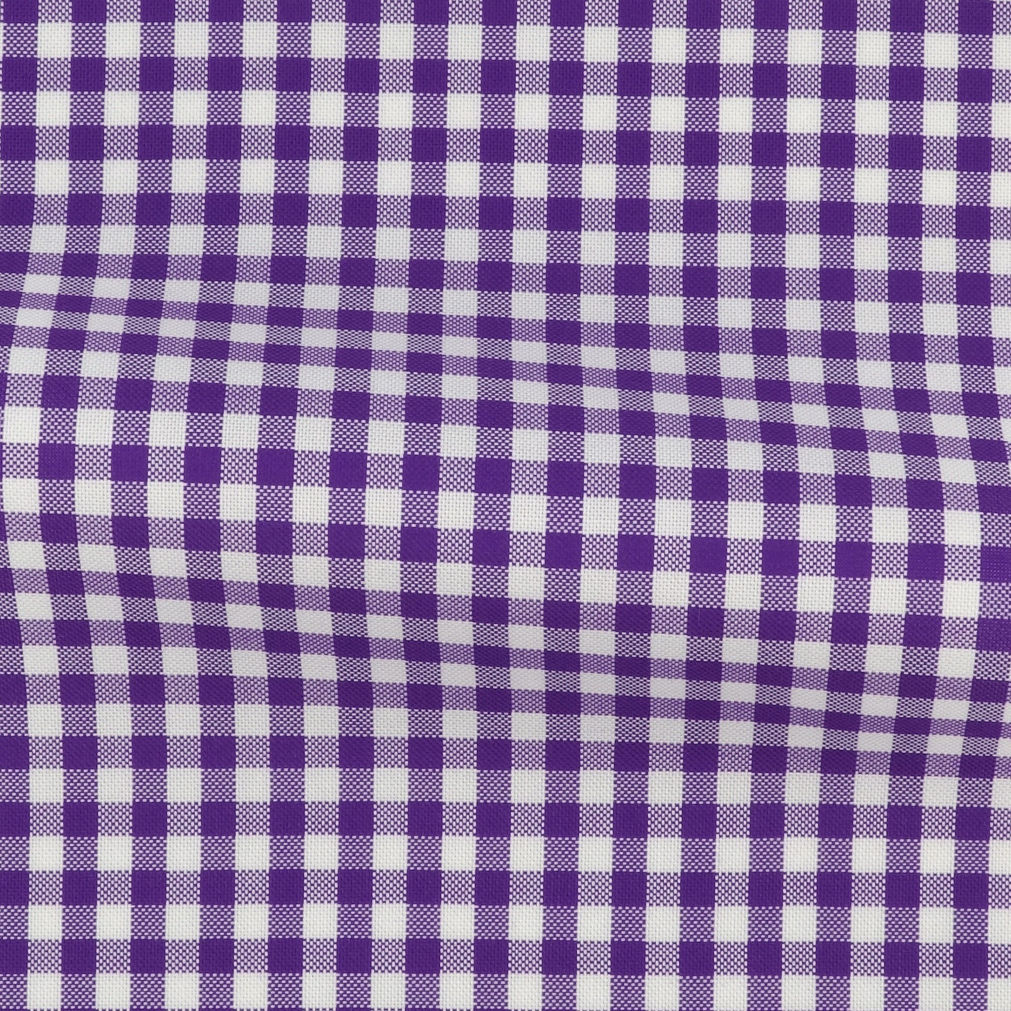 Oxford Check Pattern Purple
