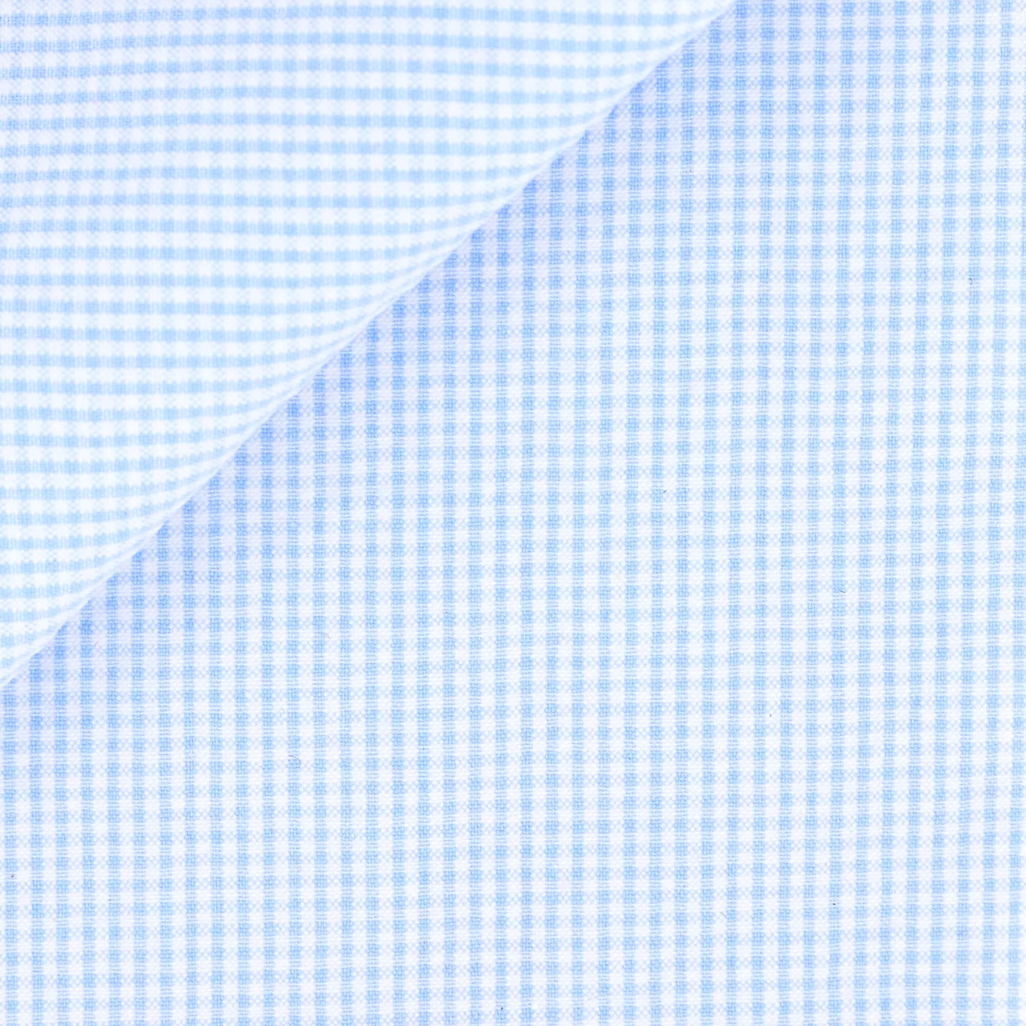 Blue Check Pattern Seersucker