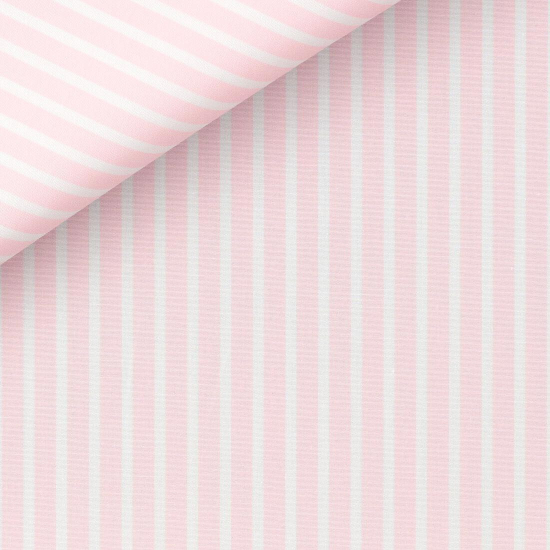 Pink Stripes Poplin