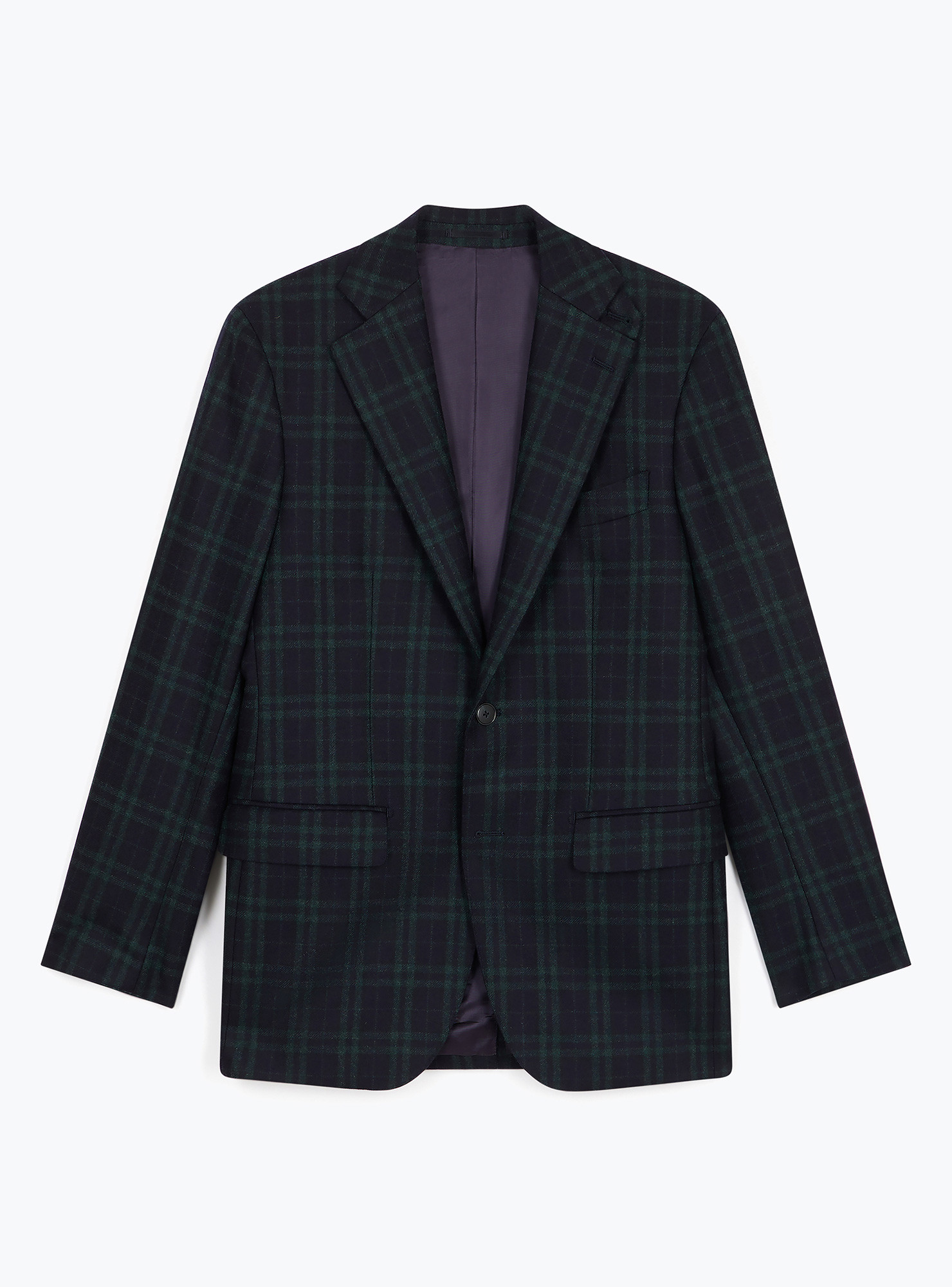 Green tartan blazer on sale