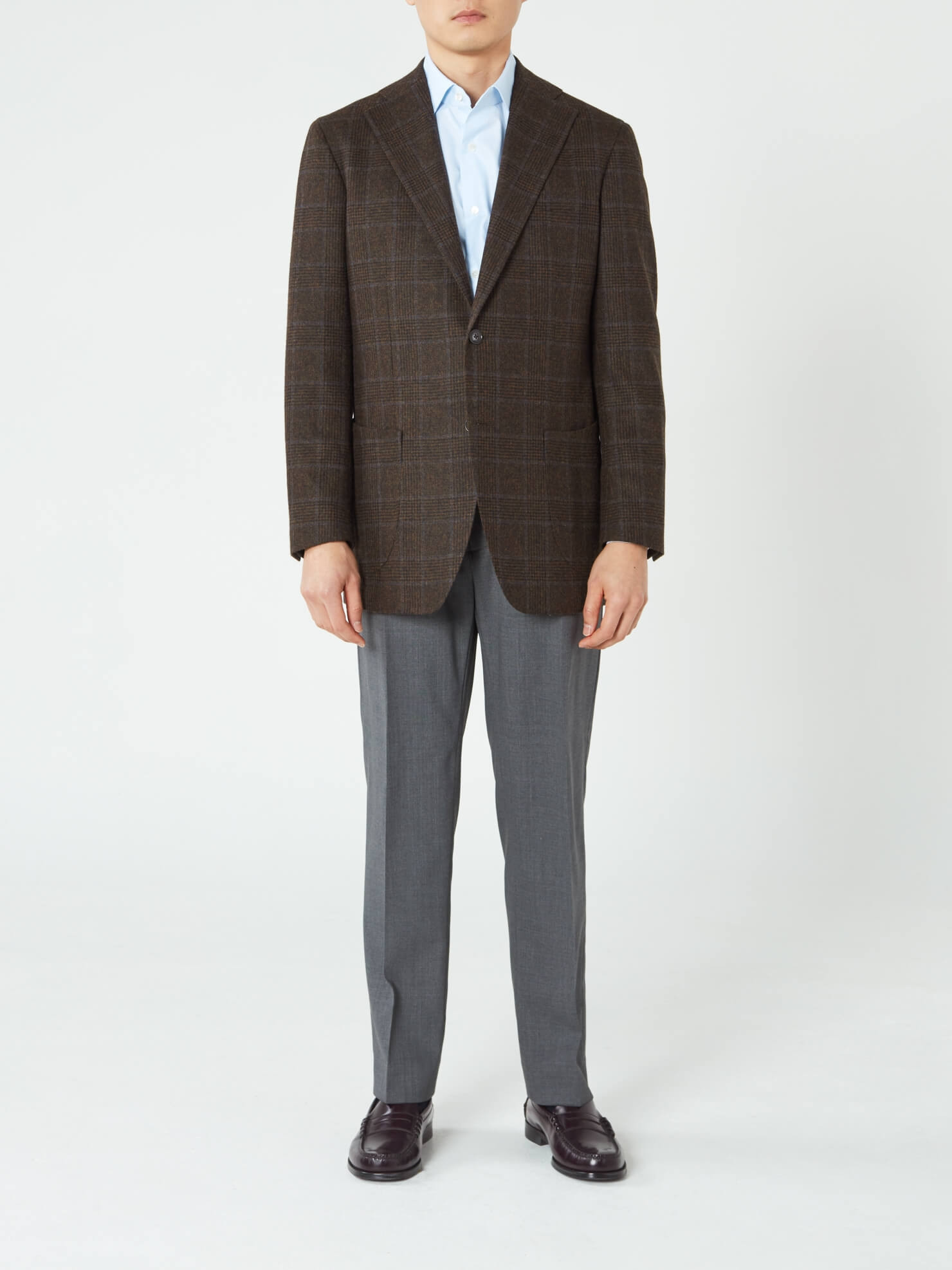 Prince of Wales Classic Brown Jacket