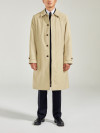 Car Coat Cotton Beige