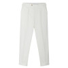 White corduroy pants