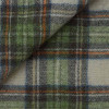 Twill Check Pattern Green Blue