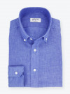 Shirt Linen Pain Blue