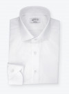 Poplin Shirt Plain White (easy care)