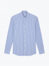 Shirt Seersucker Stripes Blue