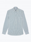 Shirt Poplin Stripes Green