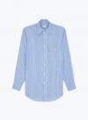 Shirt Chambray Stripes Blue