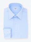 Shirt Poplin Plain Blue