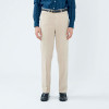 Beige moleskin chino with frogmouth pockets