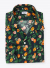 Shirt Poplin Pattern Orange